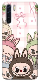 Чехол на Oppo A91 All Labubu 2 фото 1 из 1