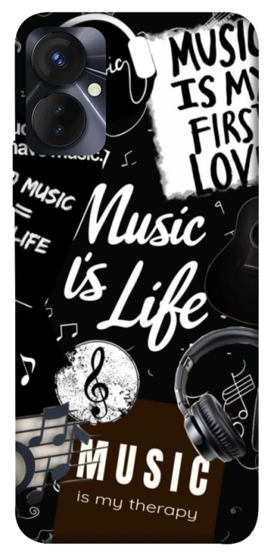 Чохол на TECNO Spark 9 Pro (KH7n) Music is Life фото 1 з 1