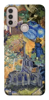 Чохол на Motorola Moto E40 Van Gogh collage фото 1 з 1
