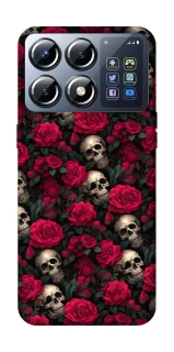 Чехол на Xiaomi POCO X8 Pro Черепа и розы фото 1 из 1
