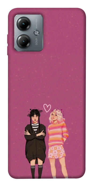 Чохол на Motorola Moto G14 Raven & Rainbow Wednesday фото 1 з 1