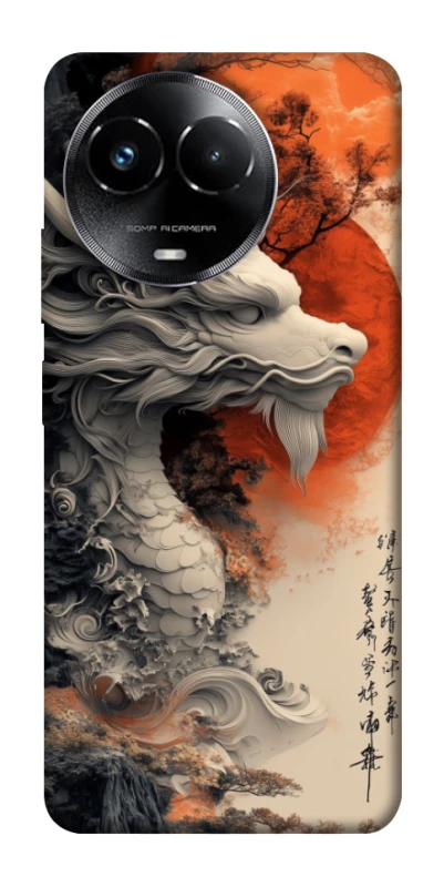 Чохол на Realme C67 4G white dragon фото 1 з 1