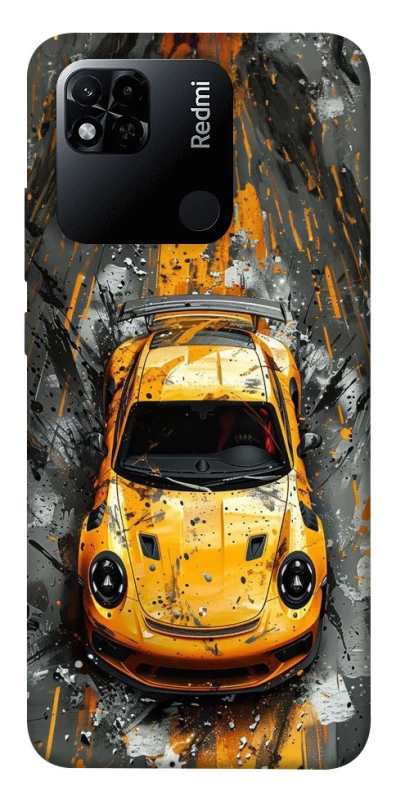 Чехол на Xiaomi Redmi 10A Drawn Porsche фото 1 из 1