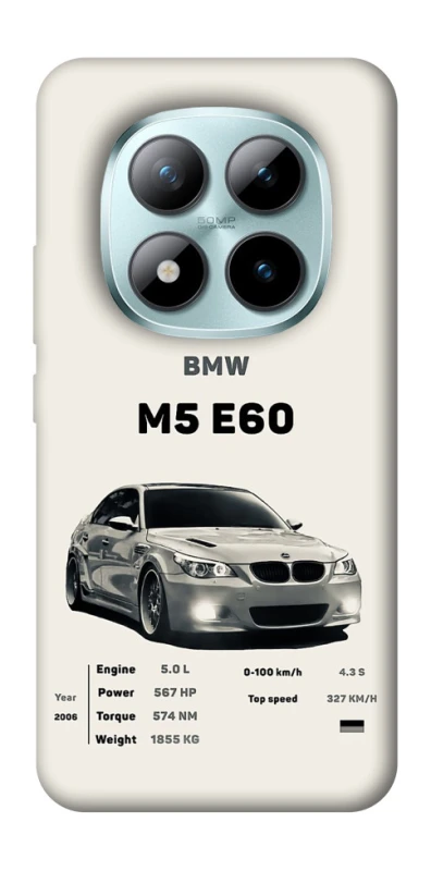 Чохол на Xiaomi Redmi Note 15 Pro+ 5G BMW M5 E60 фото 1 з 1