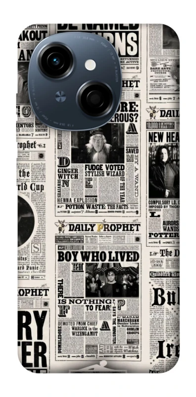 Чохол на TECNO Spark Go 1 Harry Potter newspaper фото 1 з 1