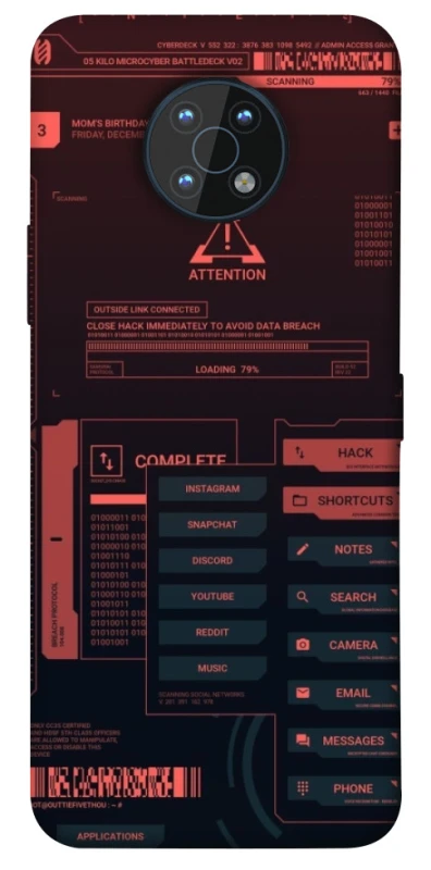 Чохол на Nokia G50 Attention фото 1 з 1