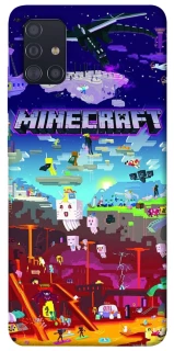 Чехол на Samsung Galaxy A51 Minecraft world фото 1 из 1