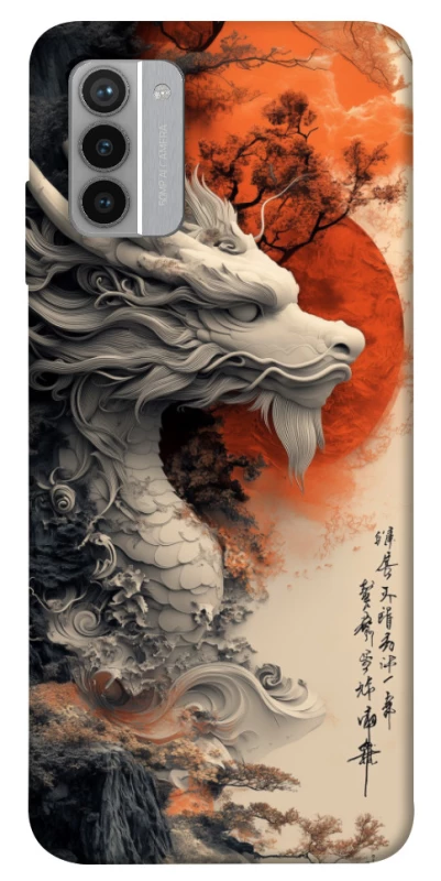 Чехол на Nokia G42 white dragon фото 1 из 1