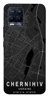 Чехол на Realme 8 Chernihiv map фото 1 из 1