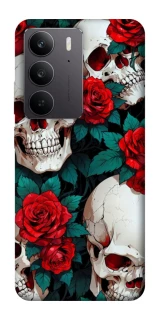 Чехол на Realme C75 skull and rose фото 1 из 1