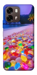 Чехол на Oppo A6 Светящиеся камни на берегу фото 1 из 2