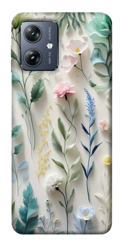 Чохол на Motorola Moto G54 Floral design ver.3 фото 1 з 1