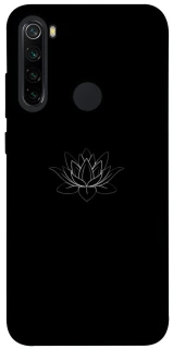 Чехол на Xiaomi Redmi Note 8 Black Lotus фото 1 из 1