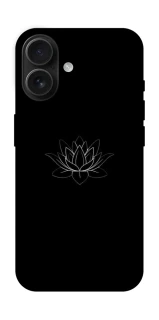 Чохол на Apple iPhone 16 Black Lotus фото 1 Чохол на Apple iPhone 16 Black Lotus фото 1 з 1