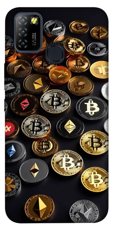 Чохол на Infinix Hot 10 Lite Many coins фото 1 з 1