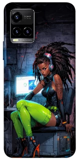 Чехол на Vivo Y21 / Y33s Cyber girl фото 1 из 1