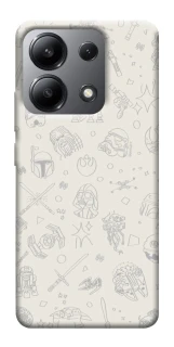 Чохол на Xiaomi Redmi Note 13 4G Star Wars background ver.1 фото 1 з 1