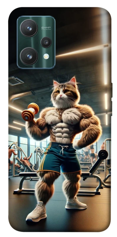 Чехол на Realme 9 Pro Качок кот фото 1 из 1