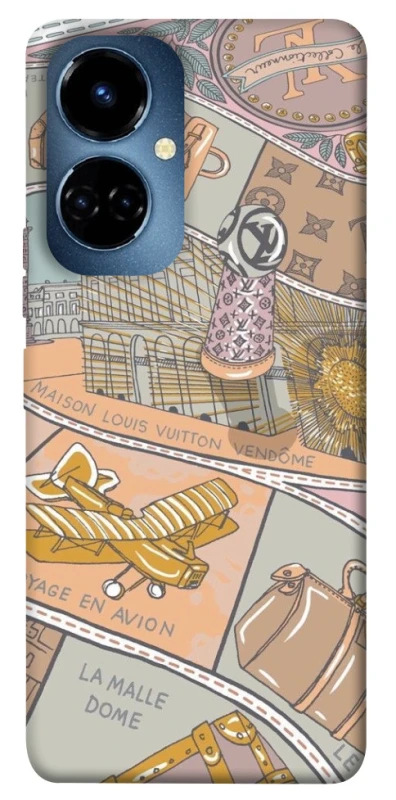 Чохол на TECNO Camon 19 Fashion collage ver.2 фото 1 з 1