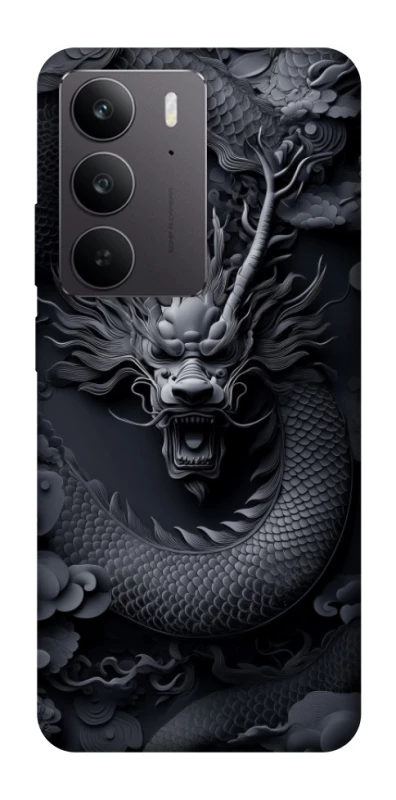 Чохол на Realme C75 black dragon фото 1 з 1