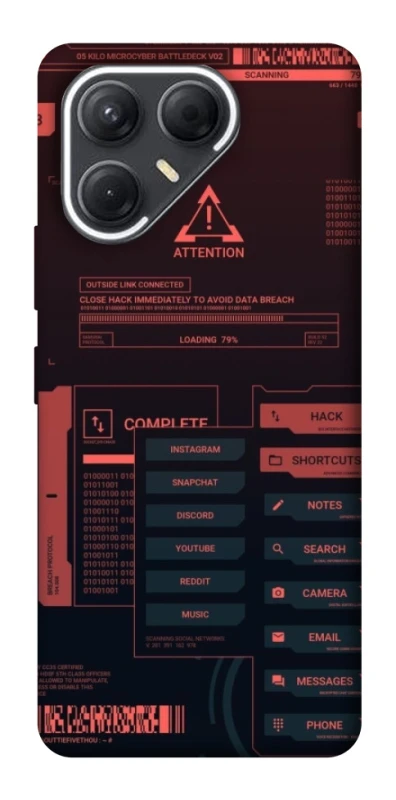 Чохол на TECNO Pova 7 Attention фото 1 з 1