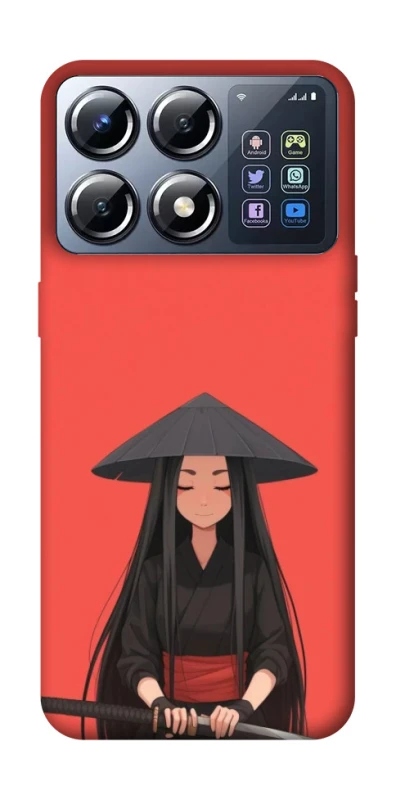 Чохол на Xiaomi POCO X8 Pro Red samurai фото 1 з 1