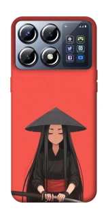 Чехол на Xiaomi POCO X8 Pro Red samurai фото 1 из 1