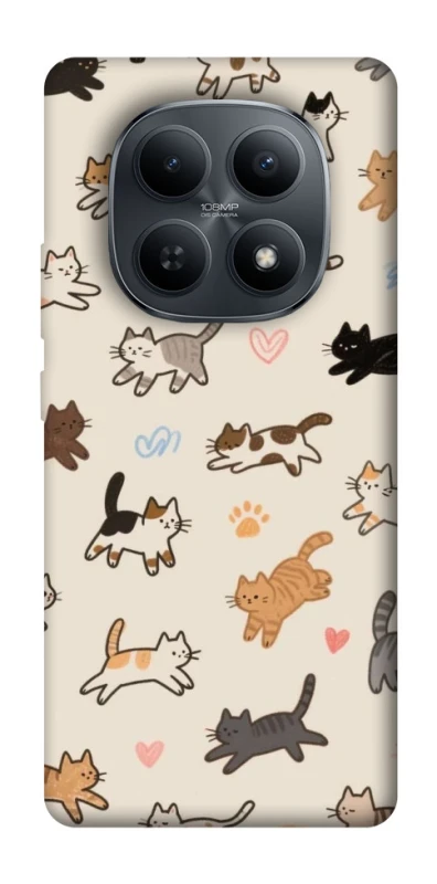 Чохол на Xiaomi Redmi Note 15 4G/5G (EU) Cat style ver.2 фото 1 з 1