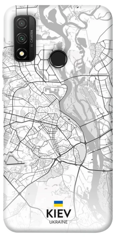 Чохол на Huawei P Smart (2020) Kiev white map фото 1 з 1