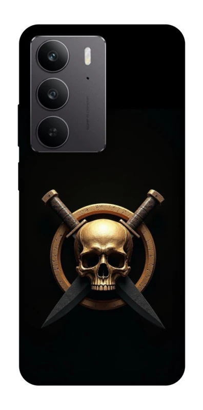 Чохол на Realme C75 Golden Skull фото 1 з 1