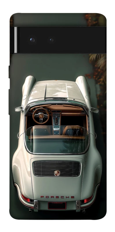 Чехол на Google Pixel 6 White porsche фото 1 из 1