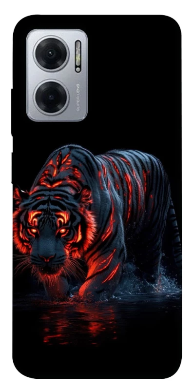 Чехол на Xiaomi Redmi Note 11E fire tiger фото 1 из 1