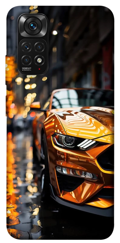 Чохол на Xiaomi Redmi Note 11 (Global) / Note 11S Golden sports car фото 1 з 1