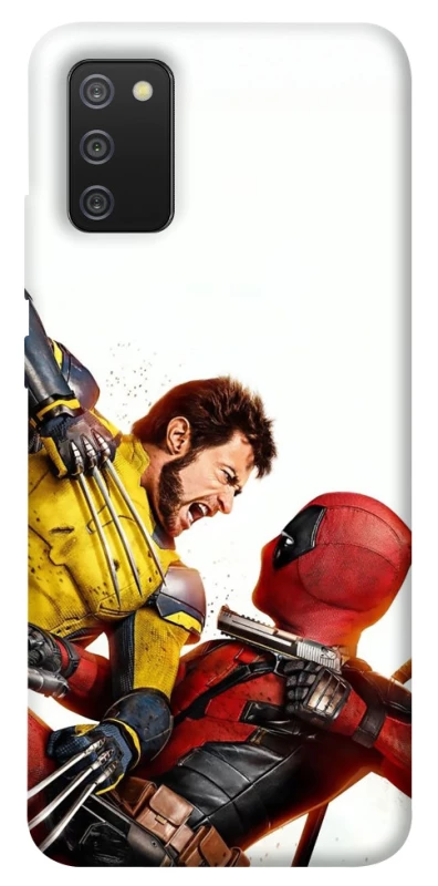 Чохол на Samsung Galaxy A02s Deadpool and Wolverine фото 1 з 1