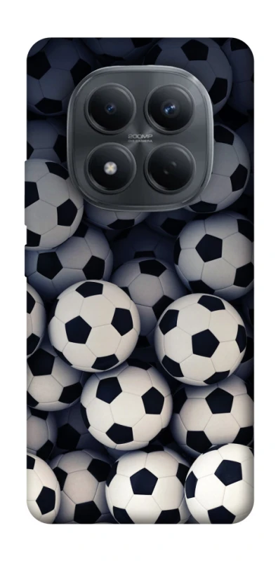 Чехол на Xiaomi Redmi Note 15 Pro 4G Футбольные мячи фото 1 из 1