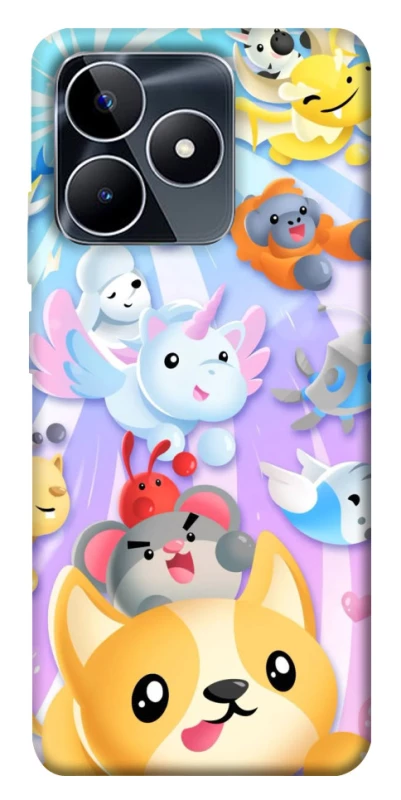 Чехол на Realme C53 Adopt Me Rainbow Pet Parade фото 1 из 1