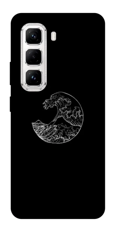 Чохол на Infinix Hot 50 Pro Black tsunami фото 1 Чохол на Infinix Hot 50 Pro Black tsunami фото 1 з 1