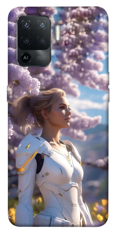 Чохол на Oppo Reno 5 Lite Cyber space girl ver.1 фото 1 з 1