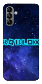 Чохол на Samsung Galaxy A04s Roblox Space Logo Blue фото 1 з 1