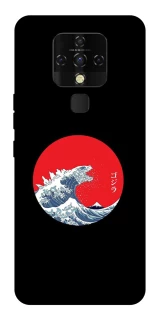 Чехол на TECNO Camon 16 SE Волны Японии фото 1 из 1