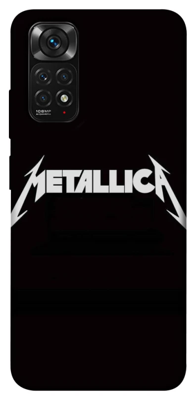 Чехол на Xiaomi Redmi Note 11 (Global) / Note 11S Metallica logo фото 1 Чехол на Xiaomi Redmi Note 11 (Global) / Note 11S Metallica logo фото 1 из 1