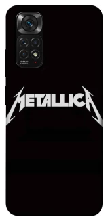 Чехол на Xiaomi Redmi Note 11 (Global) / Note 11S Metallica logo фото 1 Чехол на Xiaomi Redmi Note 11 (Global) / Note 11S Metallica logo фото 1 из 1