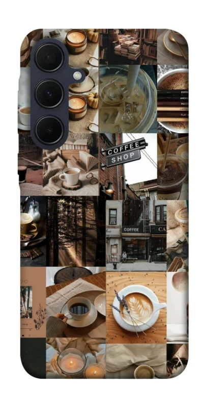 Чохол на Samsung Galaxy A55 Coffee collage ver.3 фото 1 з 1