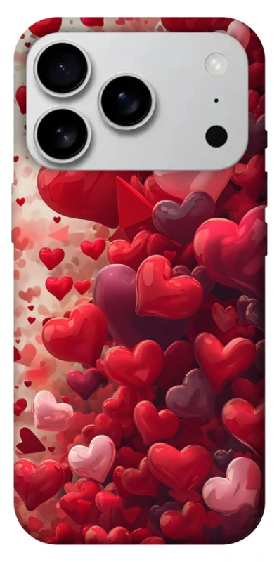 Чохол на Apple iPhone 17 Pro Max (6.9") Many hearts фото 1 з 1