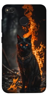 Чехол на Xiaomi Redmi 4X Огненный кот фото 1 из 1