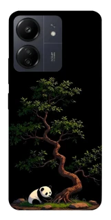 Чохол на Xiaomi Redmi 13C Panda and tree фото 1 з 1
