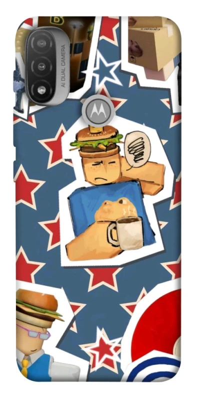 Чохол на Motorola Moto E20 Roblox v2 фото 1 з 1
