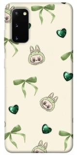 Чохол на Samsung Galaxy S20 Labubu Green Heart фото 1 з 1