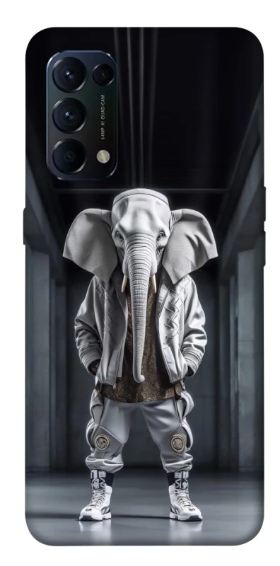 Чохол на Oppo Reno 5 4G Слон v2 фото 1 з 1