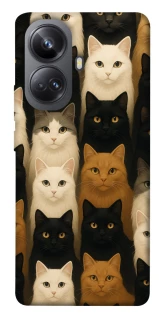 Чехол на Realme 10 Pro+ Colorful Cat Collage фото 1 Чехол на Realme 10 Pro+ Colorful Cat Collage фото 1 из 1